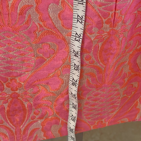 Vintage Kate Spade Elegant Pink and Gold Strapless Dress - Picture 8 of 14